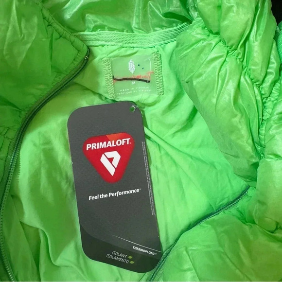 NWT Free People Pippa Packable Puffer Jacket Scrunchy Glossy Coat Green Medium - Picture 7 of 11